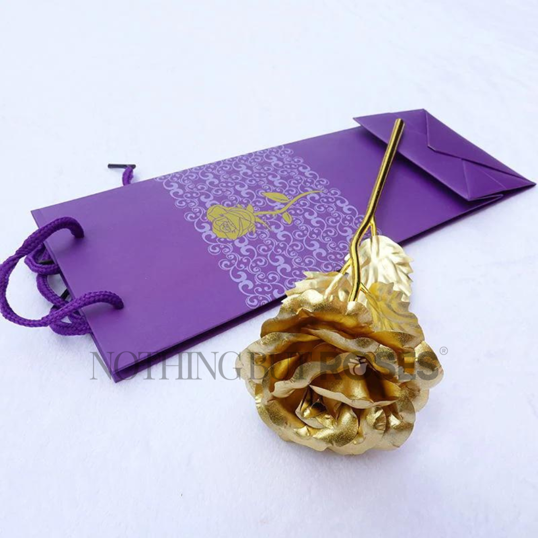 gold plated rose, gold rose, 24k gold rose