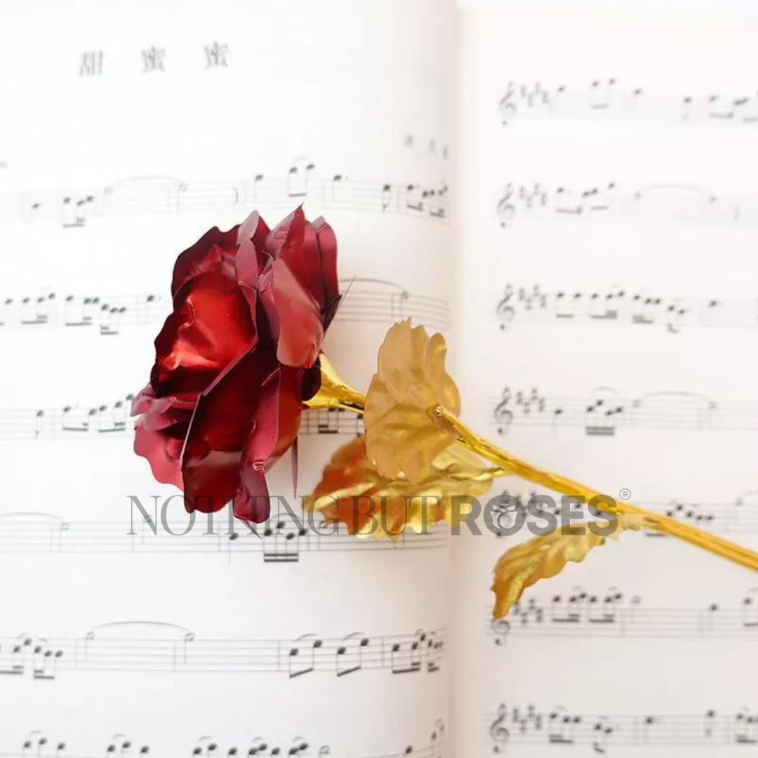 gold plated rose, gold rose, 24k gold rose